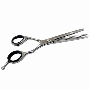 Kit de Tijeras de Peluquería de Acero Inoxidable Premium con Mangos de Goma para Salón y Uso Doméstico - Product Image 1