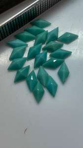 Lote de 50 Turquesas Naturales de Arizona en Forma de Cometa, Facetadas, de 5x10 mm, Color Azul Verde, Piedras Sueltas, Precio al por Mayor para Joyería Occidental - Product Image 5