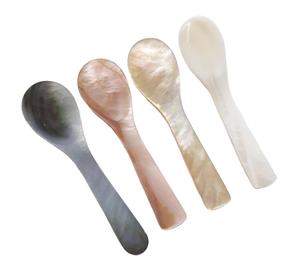 Premium Vietnam Pearl <b>Shell</b> Mother Of Pearl Spoon Crafted For Caviar Salt Egg Dessert Ice Cream Coffee Table Serving - Product Image 1