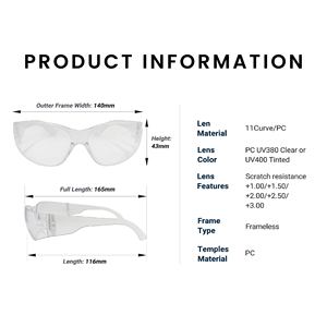 SA1968X lunettes de sécurité pour mines PC - Product Image 3