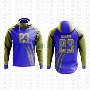 Excelente calidad invierno sublimación impreso personalizable polar hombres ropa deportiva sudaderas transpirable secado rápido precio barato - Product Image 5