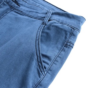 Jean en denim premium pour homme, coupe droite classique, en coton extensible, décontracté, mode, pour tous les jours, confortable, durable, cinq poches - Product Image 5