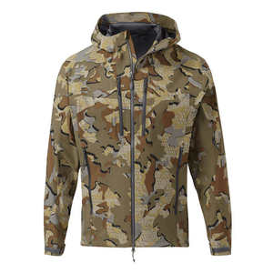Chaqueta de Caza Impermeable con Camuflaje, Chaqueta Cortavientos Softshell para Exteriores, Abrigo Táctico con Capucha para Hombre, para Senderismo, Camping y Trekking - Product Image 1