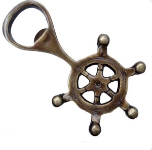 Abridor de Botellas con Forma de Timón de Barco Antiguo, de Hierro Fundido, Accesorio de Bar, por Global's Supplier - Product Image 1