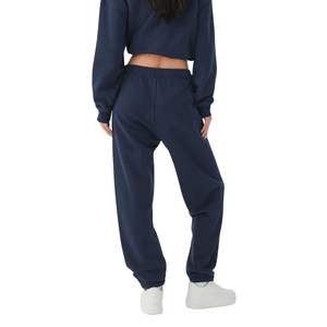 Pantalones Deportivos de Felpa para Mujer, Cintura Alta, Corte Holgado, Casuales, de Algodón, para Gimnasio y Uso Diario, Venta al Por Mayor OEM - Product Image 4