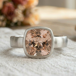 10MM <b>Cushion</b> Gemstone <b>Ring</b> Handmade Anniversary Jewelry 92.5 Sterling Silver <b>Ring</b> <b>Wedding</b> - Product Image 3