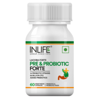 Capsules pré- et probiotiques 25 milliards d'UFC 14 souches avec mélange prébiotique 60 capsules végétariennes Soutien digestif