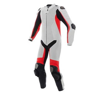 Traje de Motociclismo Estampado para Hombre, Manga Larga, de Cuero, Impermeable, Transpirable, con Bloques de Color, para Todas las Estaciones - Product Image 5