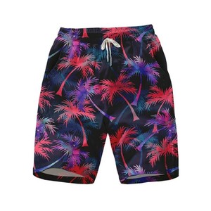 Shorts de Baño para Hombre, Estampados Florales, Sublimados, Unisex, Transpirables, de Secado Rápido, Casuales, Ecológicos e Impermeables, Venta al Por Mayor - Product Image 3