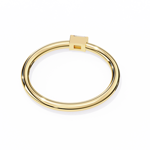 Anillo de Compromiso, Aniversario o Boda de Oro de 10k, 14k o 18k con Diamante Corte Baguette para Mujer, Certificado IGI, Diseño de Diseñador de Moda - Product Image 2