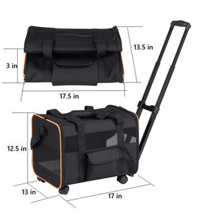 <b>Foldable</b> Soft-sided <b>Dog</b> Travel <b>Crate</b> Convenient Pet Carrier for On-the-go Adventures - Product Image 4