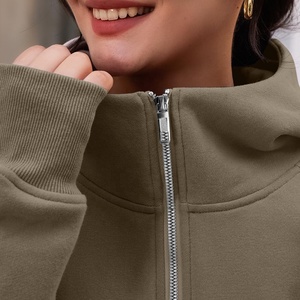 Secado rápido a prueba de viento personalizado mujer transpirable Regular Top Sudadera con capucha Casual mujer sudaderas con cremallera de gran tamaño para mujer transpirable - Product Image 4