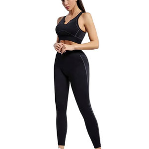 Conjunto de Yoga para Mujer, Leggings sin Costuras de Cintura Alta, Sujetador Deportivo, Ropa Deportiva, Conjuntos Deportivos para Mujer, Atuendo de Entrenamiento, Conjunto de Fitness Cómodo - Product Image 5