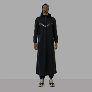 Traditional Emirati Luxe <b>Thobe</b> – Long Sleeve <b>Men</b>’s Kandura with Matching Tassel Option - Product Image 1