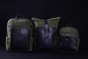 Sac à dos en cuir et toile, cuir véritable, imperméable, style vintage, portable, pour ordinateur portable, haute qualité, vente en gros, marque privée - Product Image 5
