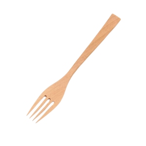 Fourchette en bois naturel écologique, jetable et réutilisable, ensemble de couverts en bois, vaisselle pour fête, pique-nique, restaurant, vente en gros - Product Image 1