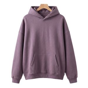 Sudadera con Capucha de Algodón Grueso Personalizada al por Mayor para Hombre, con Logotipo Personalizado de Alta Calidad, Estilo Urbano Extragrande, Perfecta para el Invierno - Product Image 4