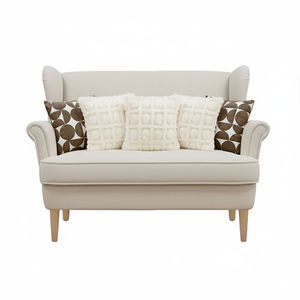 Juego de 5 Fundas de Almohada SOGA con Diseño Geométrico Retro de Círculos y Pompones Crema, Decoración Elegante para Sofá de Sala de Estar - Product Image 1