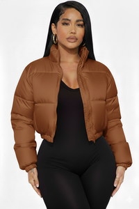 Chaqueta de Plumón Larga y Delgada con Capucha, Negra y Dorada, para Hombre y Mujer, Estilo Casual y Moderno, Invierno 2026 - Product Image 4