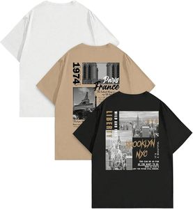 T-shirt pour homme à imprimé graphique, col rond décontracté, manches courtes, tissu léger et respirant, style streetwear élégant, à porter au quotidien - Product Image 1