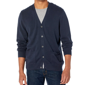 Nouveau Cardigan Homme Tricoté Col V Manches Longues Boutonné Anti-Boulochage Couleur Unie Automne 2026 – Meilleure Vente 100% Coton - Product Image 2