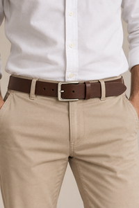 Cinturones Premium para Hombre |   Cinturones de Vestir de Cuero Genuino y de Grano Completo |   Proveedor mayorista B2B de Divine International - Product Image 6