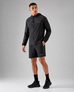 Conjunto Corto Cortavientos de Alta Calidad, Chaqueta y Pantalones Cortos de Nailon Ligero, Transpirable, de Secado Rápido, Elegante, OEM - Product Image 1