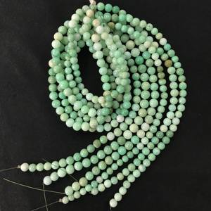 ลูกปัดคริสโซเพรสธรรมชาติ 100% รับรองโดย IGI เกรด AA ขนาด 6-8 มม. สีเขียวหิน ไฟวิวาซ เจมส์ รูปทรงต่างๆ จากเมืองเจไพร - Product Image 1
