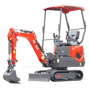 Mini-excavatrice HT12, petite excavatrice sur chenilles, 1,2 tonne, excavatrice hydraulique pour la construction, l'agriculture et l'aménagement paysager - Product Image 2