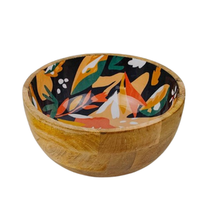 Bol à salade en bois, bol à riz, bol à dîner, bol en bois moderne avec autocollant imprimé en émail, bols de service alimentaire, logo personnalisé - Product Image 6