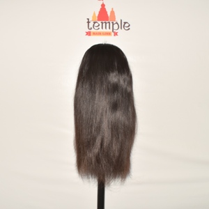Natural Hairline Custom Straight Indian Remy Virgin Human Hair <b>Wig</b> Easy Apply 100g Salon Grade Deep Transparent <b>Lace</b> <b>Front</b> - Product Image 5