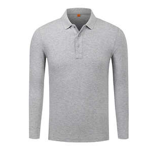 Camisetas Polo de Manga Larga Personalizadas de Alta Calidad 100% Algodón, Camisetas Polo de Golf con Logotipo Bordado Personalizado para Hombre - Product Image 3