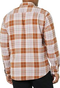 Chemise en flanelle à carreaux pour hommes, 100% coton, motif à carreaux, tissu flanelle teint en fil, décontractée, vente en gros, logo personnalisé - Product Image 5
