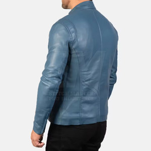 Factory Direct Sale Men Leather <b>Biker</b> <b>Jacket</b> Premium Quality Best Selling Breathable Leather <b>Biker</b> <b>Jacket</b> - Product Image 4