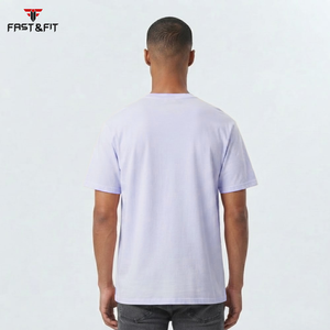 High Quality Oversize Gym T-Shirts Custom Print Logo 100% Cotton Worsted Fabric Screen Printed Anti-Pilling - Product Image 5