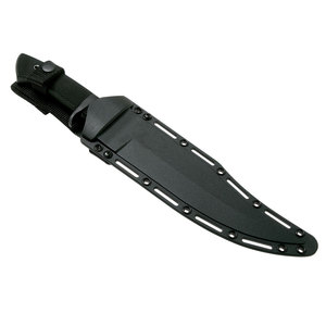 Cuchillo Bowie de acero inoxidable con hoja fija y mango ergonómico para acampar al aire libre, bushcraft, caza y supervivencia. - Product Image 4