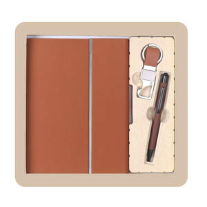 Set de Regalo Empresarial de Cuero de Lujo con Logotipo Personalizado, Caja de Regalo, Diario Personalizado con Grabado, Bolígrafo Elegante - Product Image 1