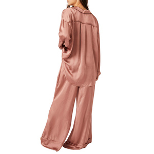 Pijama de Seda Personalizado de Lujo, Dos Piezas, 100% Seda de Morera Pura, Conjunto de Pijama de Seda para Mujer - Product Image 4