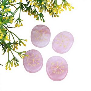 Pirámide de Cuarzo Cristalino Única, Set de Reiki Usui, Gema Grabada de Ágata, Artesanía Espiritual de Piedras Semipreciosas de la Nueva Era - Product Image 3