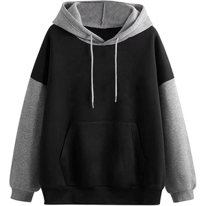 Sweat-shirt à capuche surdimensionné pour homme, en coton mélangé doux, pour un style décontracté et urbain - Product Image 2