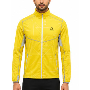 Men's <b>Workout</b> Training <b>Jacket</b> With Moisture Wicking Fabric For Active Lifestyle Fitness Training And Athletic Performance - Product Image 3