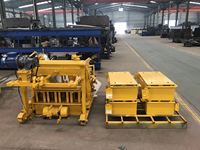 Chine petite matrice ciment hydraulique pavé creux brique pose bloc machine automatique 8 pouces bloc de ciment presse faisant la machine