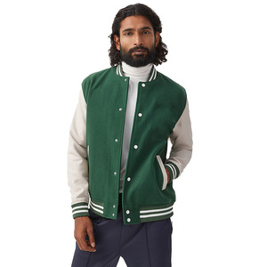 Vestes universitaires en laine style urbain, écologiques, avec logo personnalisé, col montant, prêtes pour l'hiver, à prix réduit – Offre exceptionnelle - Product Image 2