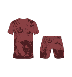 Conjunto de Camiseta y Pantalones Cortos de Fútbol Sublimados Ferocious Clothing, Cuello en V, Absorbe la Humedad, Estampado de Camuflaje, para Hombre Adulto, Todas las Temporadas - Product Image 3
