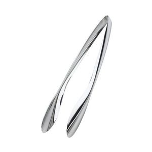 Pinces à glace en acier inoxydable argenté, ustensiles pour bar, cocktails, service de fête, finition argentée, pinces de service en métal en promotion - Product Image 1