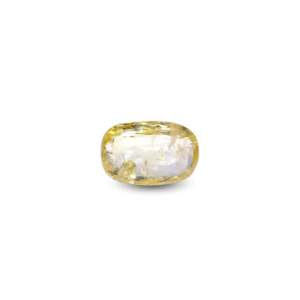 Loose 5.05 Carat Oval Cut Yellow Sapphire Gemstone for Fine Jewelry - Product Image 1