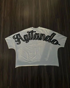 Camiseta Extra Grande Personalizada, Estilo Y2K Retro, con Estampado Gráfico de Letras, Corte Holgado, Algodón, Manga Corta, Estilo Gótico, Casual, Urbano - Product Image 3