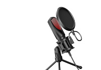 Microphone USB RGB pour le gaming avec réduction du bruit, support réglable et filtre anti-pop pour le streaming, l'enregistrement et les podcasts