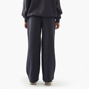 Custom made Wide Leg Baggy Pants Casual Wear Breathable 100% Cotton Fleece Lightweight <b>Hip</b> Hop Sweatpants <b>for</b> women - Product Image 5