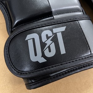 QST Professional MMA Gloves PU Leather Boxing Gloves Training And Martial Arts Gloves with <b>velcro</b> closing custom logo - Product Image 2